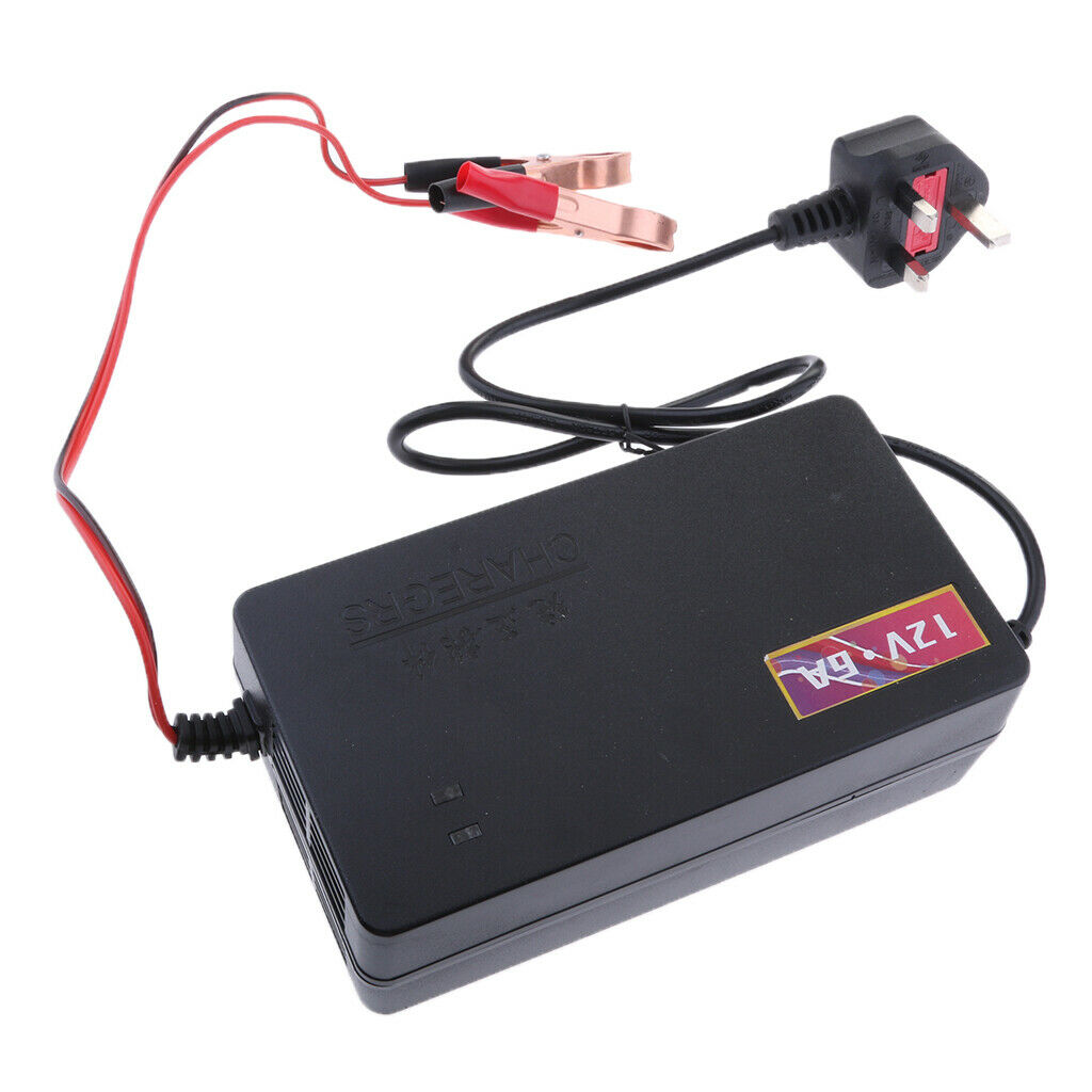 Car RV Truck Motorcycle Battery Charger Maintainer 12V 6A Smart Trickle UK