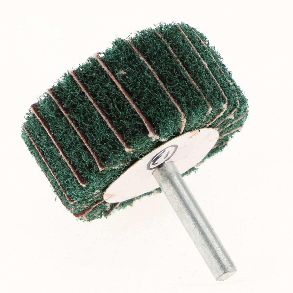 6mm Shank, Fleece Sanding Flap Wire Drawing Polishing Buffing Wheel