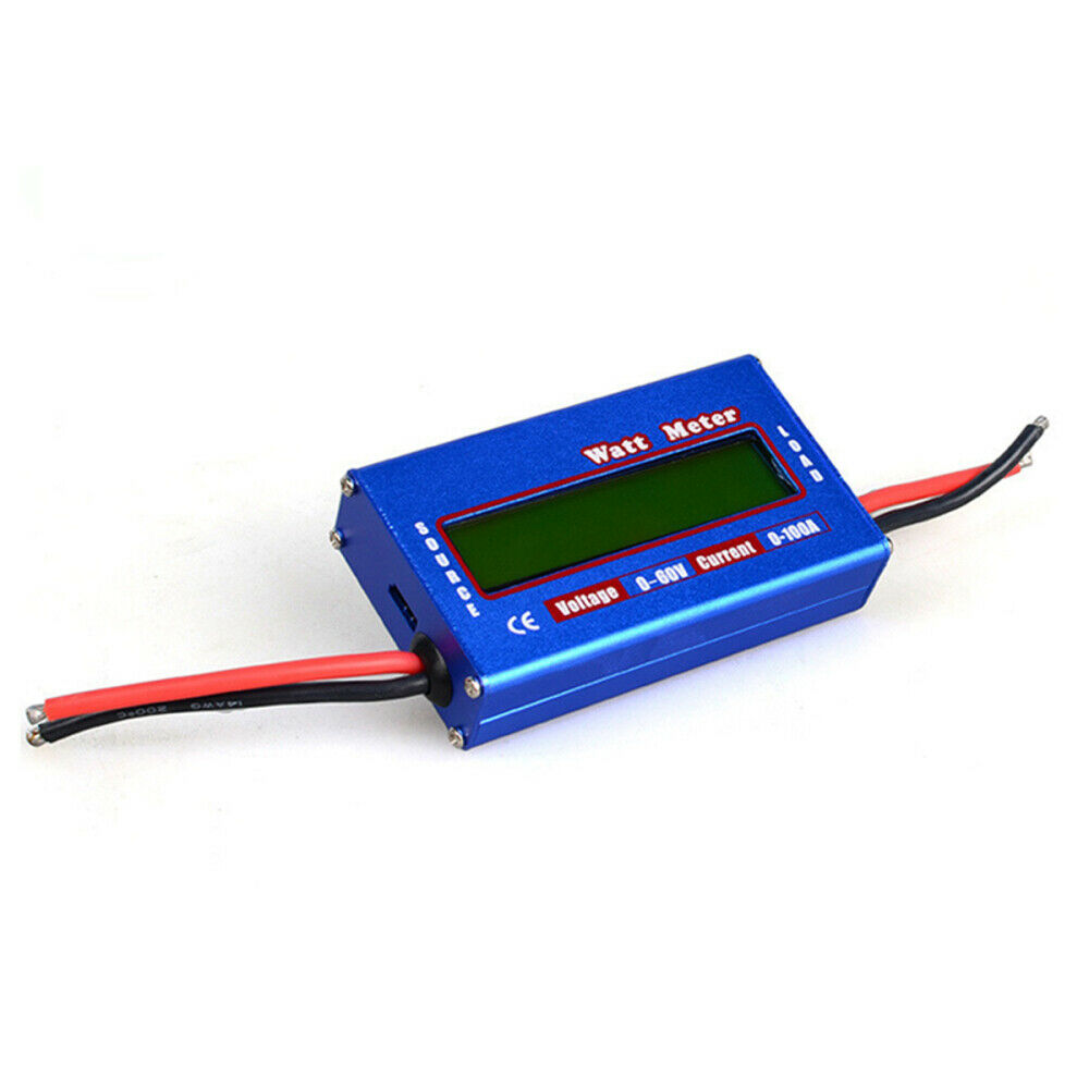 60 V 100A LCD Digital Battery Analyze Monitor Watt Meter DC Ammeter RC Power Amp