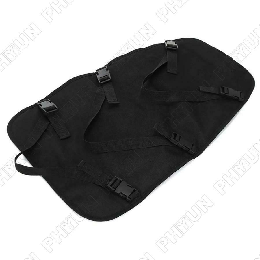 1x ATV UTV Seat Pad Cover Protector Cushion Water Resistant Cover Foam Black