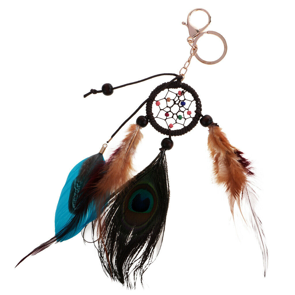 Dream Catcher Feather Tassel Keyring Key Chain Ring Keychain Charm Pendant