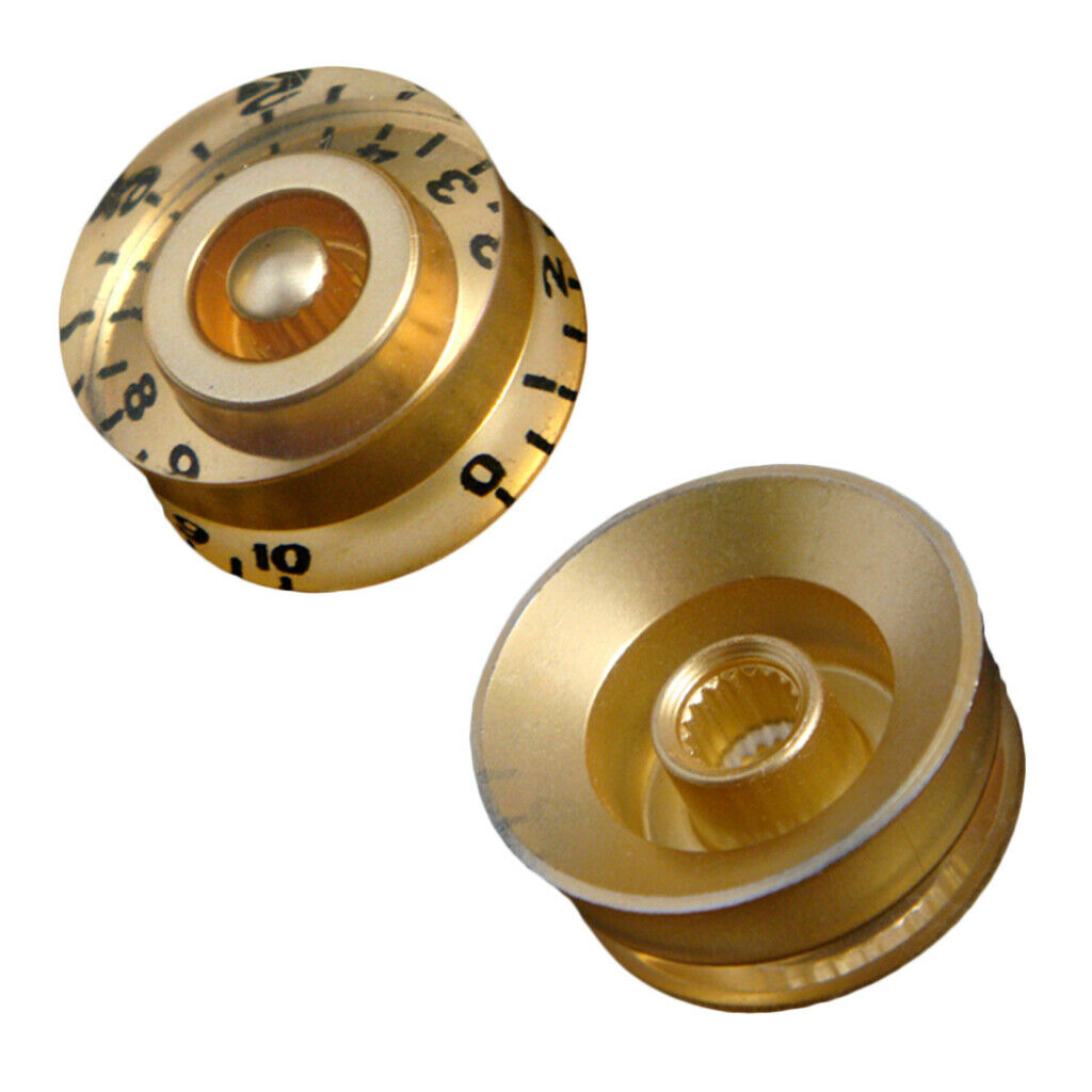 4 Pcs Speed Volume Tone Control Knobs For Les Paul LP Electric Guitar Golden