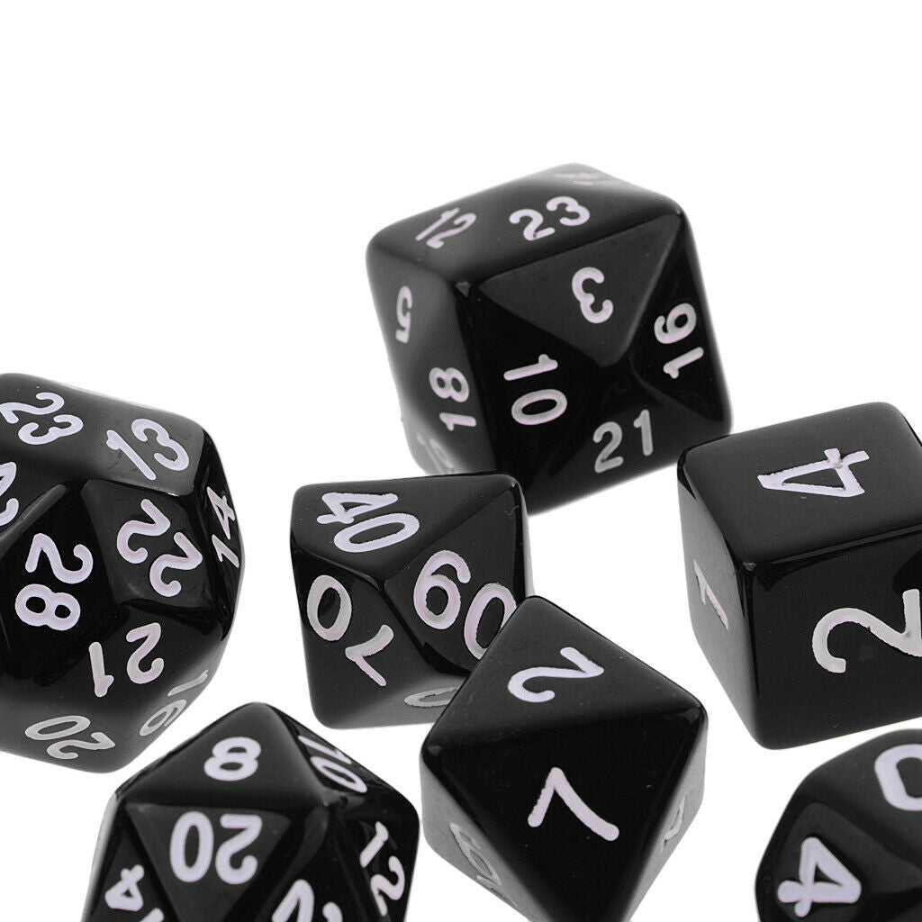 10pcs Multi-Sided Dice Set with Egyptian Dice Cup Shaker Holder TRPG Game