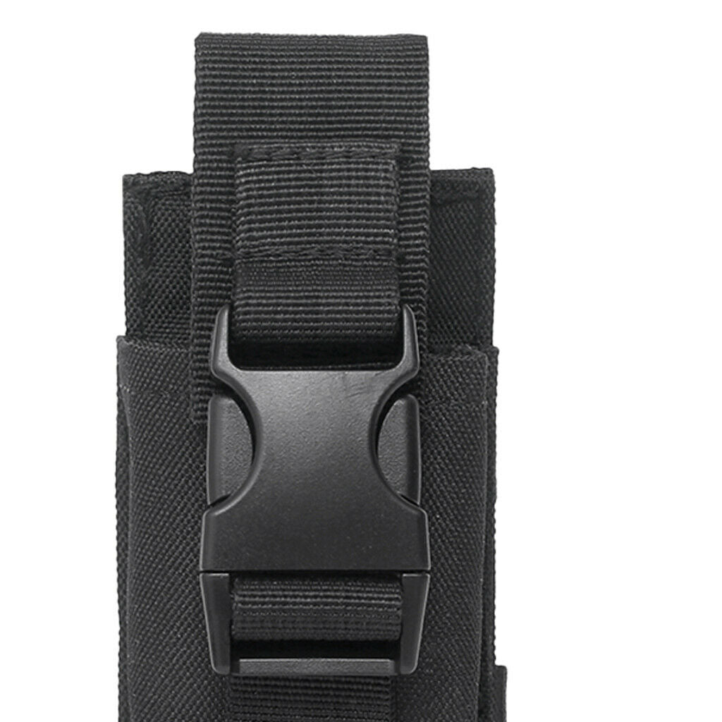 Portable Open Top Bag Flashlight Torch Holder Strap Clip Pouch Hunting Bag