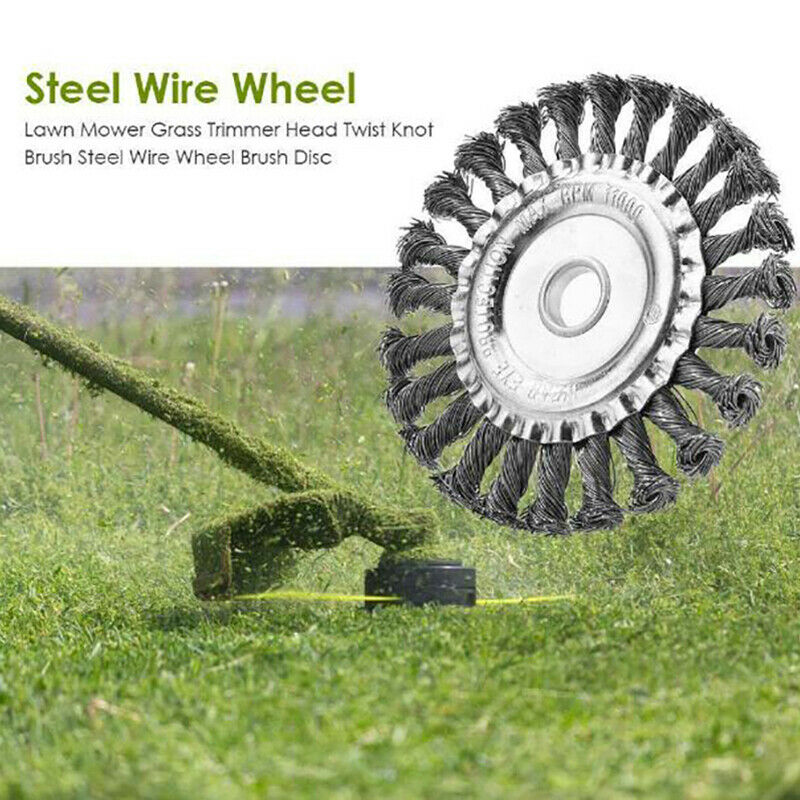 Spare Wheel Steel Wire Stucco Grass Twisted Accessories Rotary Cutter WeedBDDD
