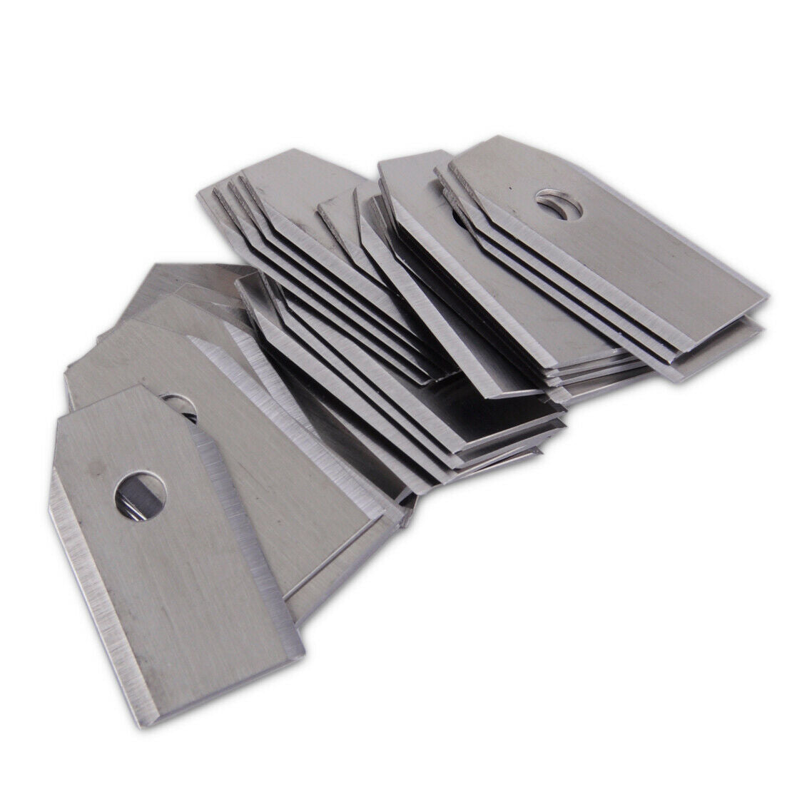 30x 0.75mm Lawn Mower Blade With Screws Fit for Husqvarna 310 220AC 265ACX An