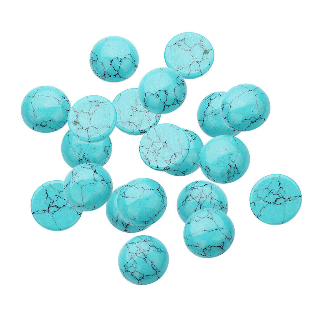 20x Cabochon Beads Flatback Embellishment Jewelry Making Charms 10mm