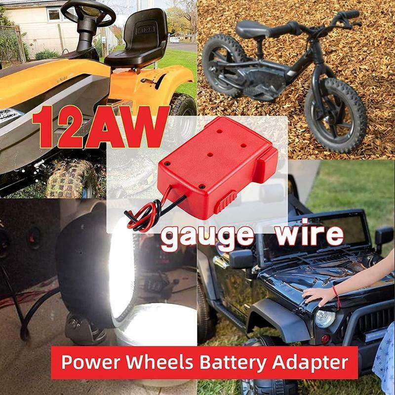 Power Tool Battery Converters Power Wheel Adaptor for Milwaukee-M18 18V