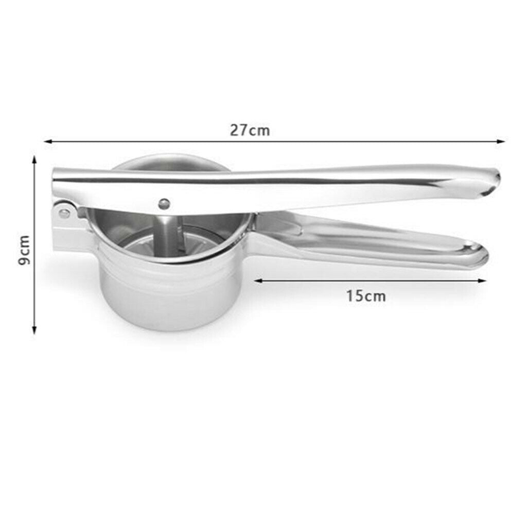 Potato Masher with 3 Ricing Discs Premium Fruit and Vegetable Ricer for Potatoes