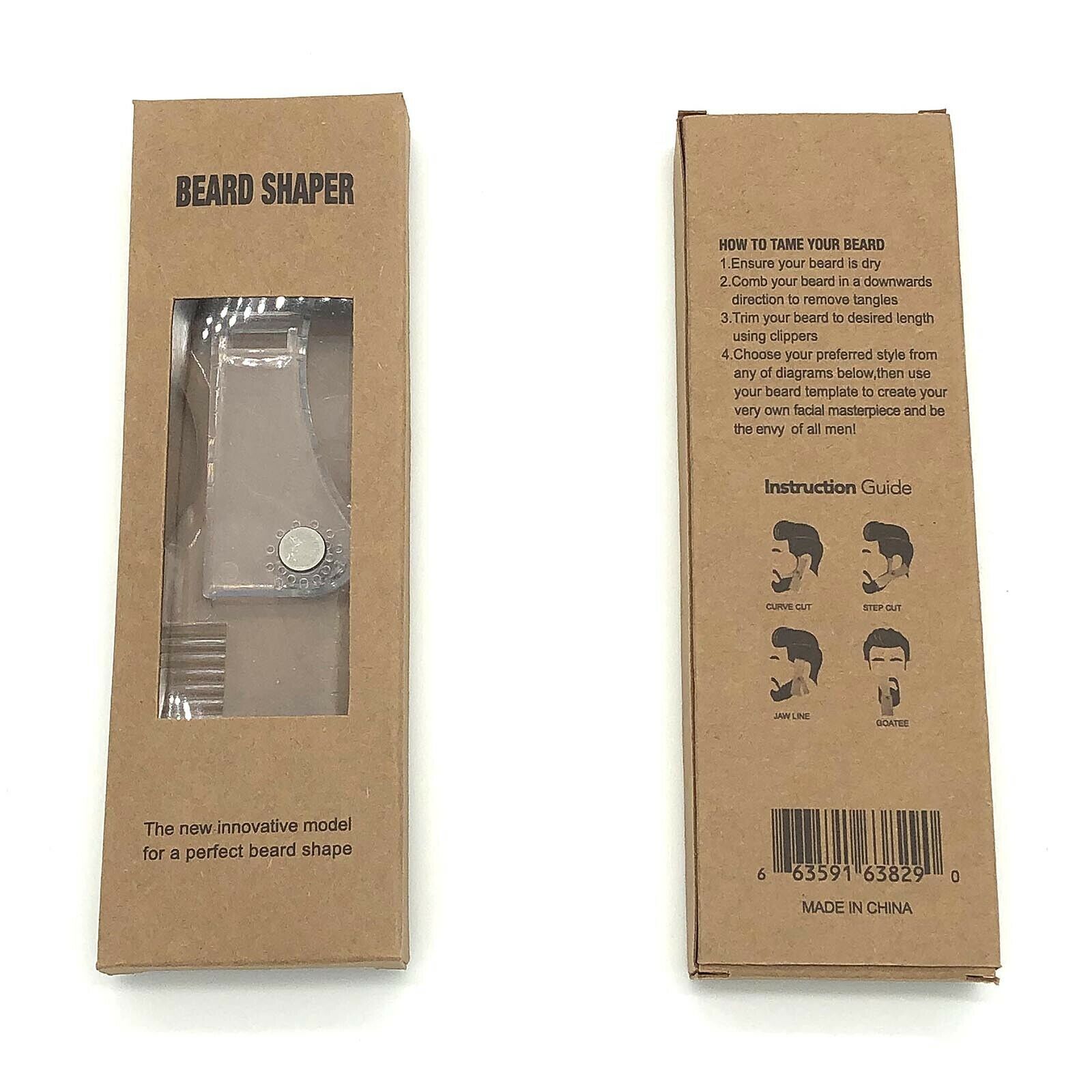 Waterproof Beard Filling Pen Kit Salon Hair Engraving Styling Eyebrow Brush Tool