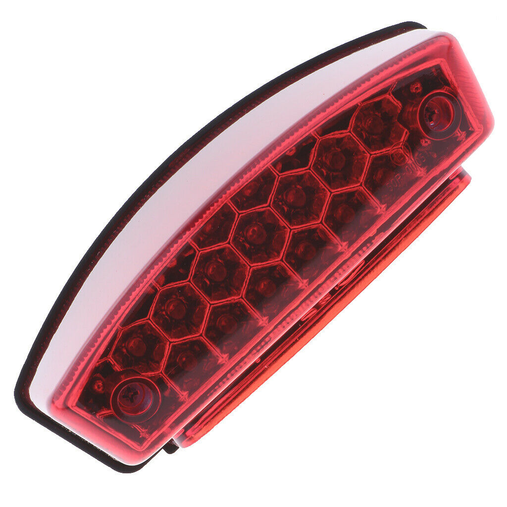 Motorcycle LED License Brake Tail Light Turn Signals For ATV Dirt Bike Buggy