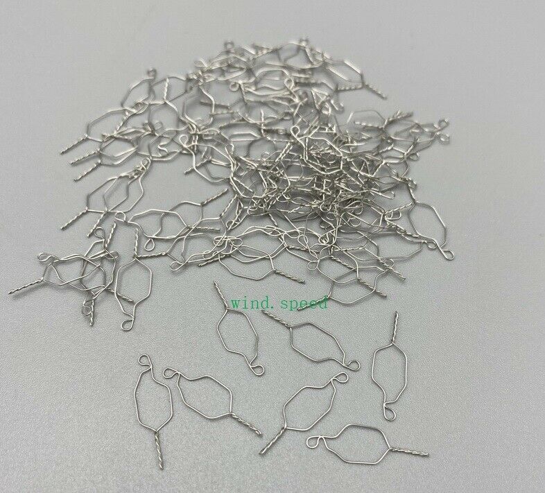 1000pcs Kobayashi Ligature Ties Dental Orthodontic Wires Weld Short Twisted 014
