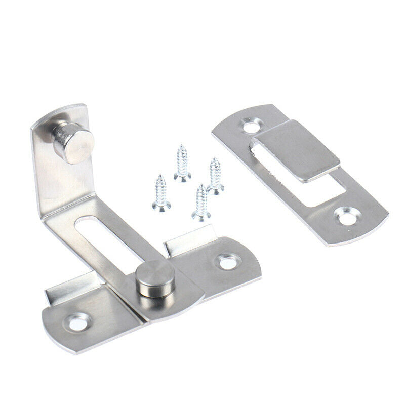 Stainless Steel 90 Degree Door Clasp Lock Shift Door Buckle Door Latch Do.l8