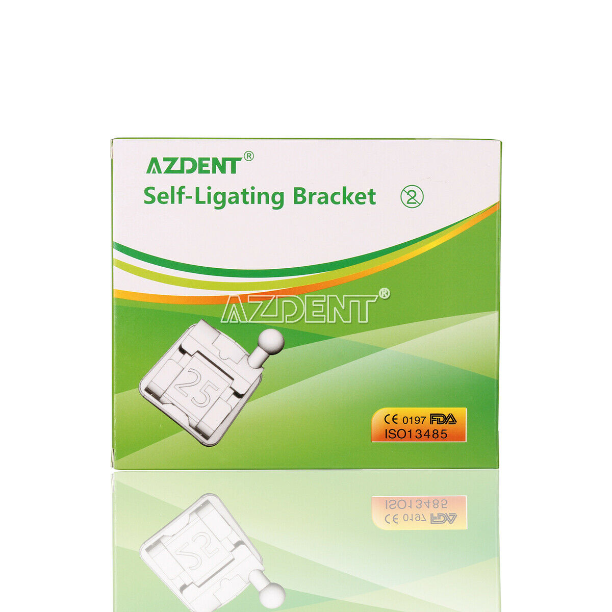 3xDental Orthodontic Self-ligating Brackets Braces 3 4 5 Hooks Roth 022" AZDENT