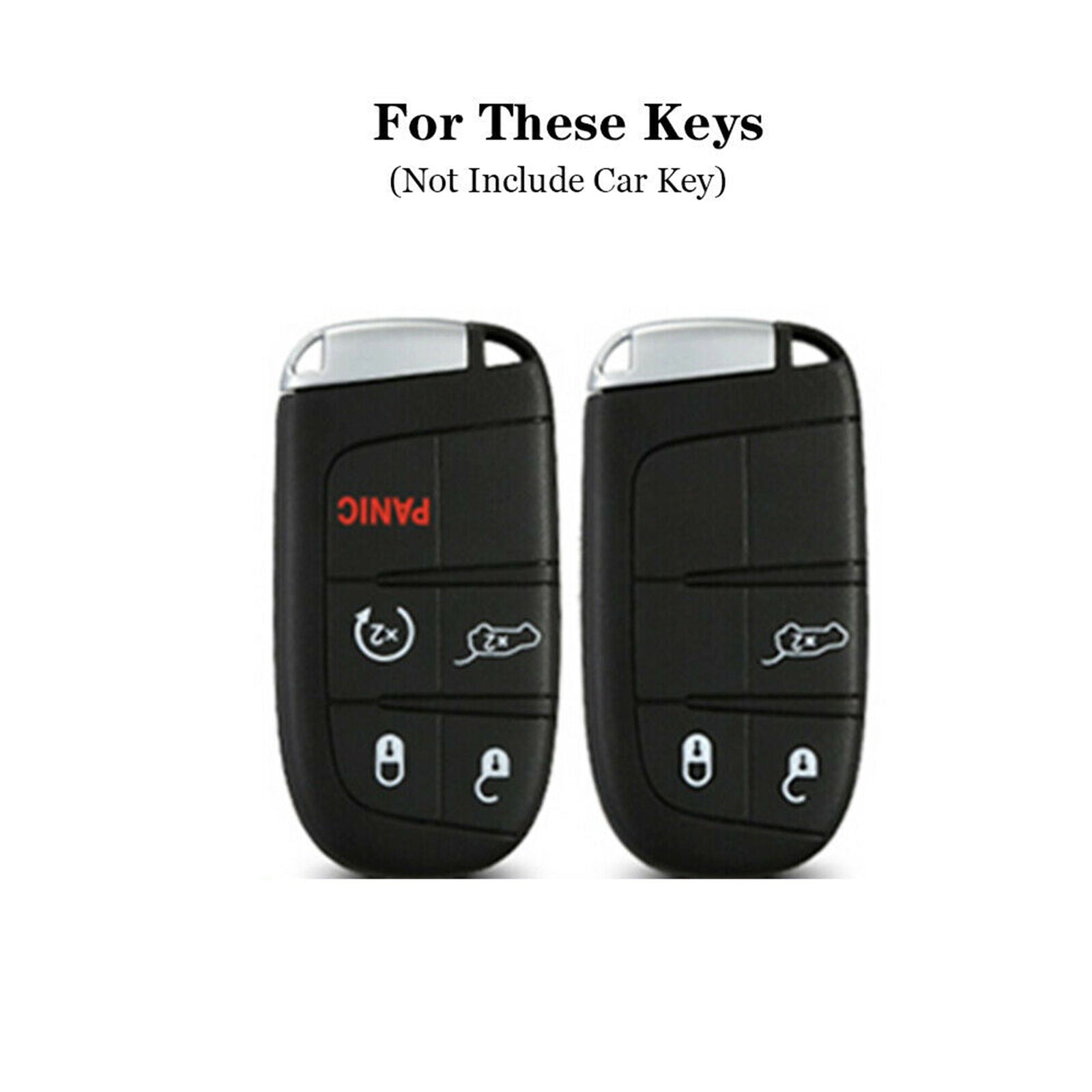 Zinc Alloy Key Case Cover Fob For Jeep Grand Cherokee Compass For Dodge Journey