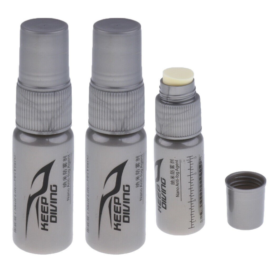 3pcs Pack Solid-State Anti Fog Cleaner Spray Agent for Swimming Goggles