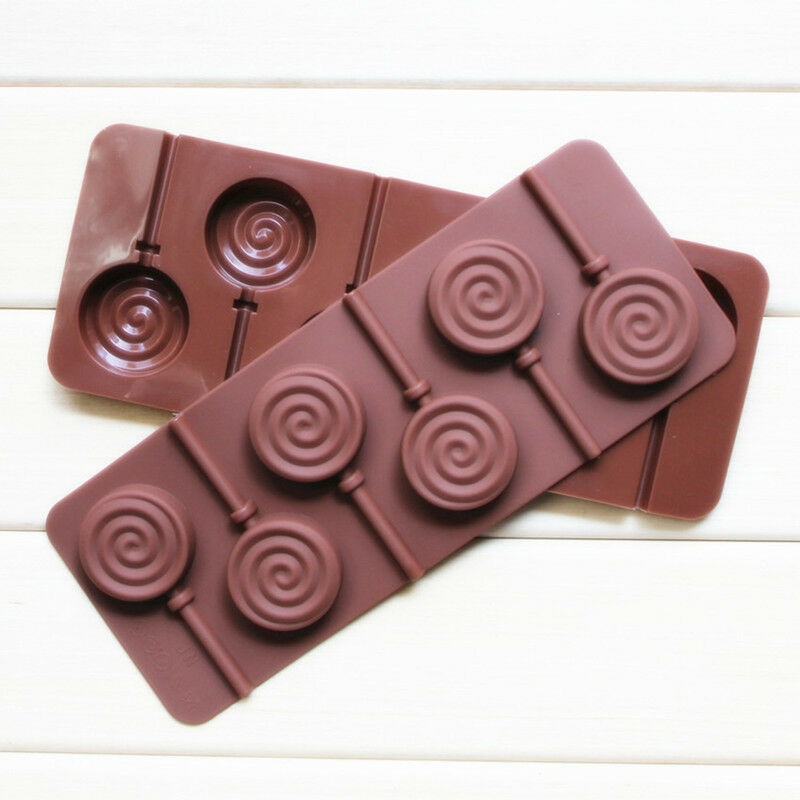 Reusable Silicone Round Lollipop Mold Can Make Starry Lollipops Chocolate Decor