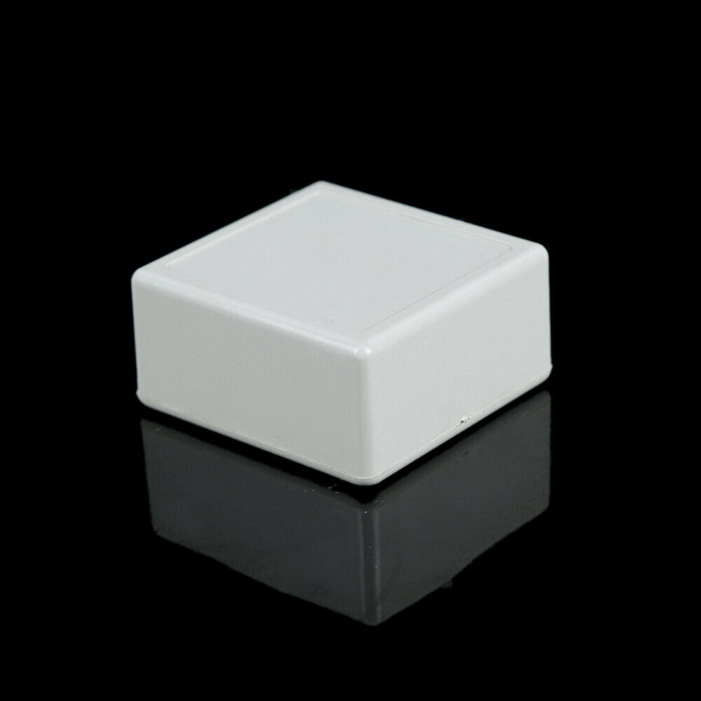 5Pc White Plastic Instrument Shell Power Junction Box Electrical Case 56*58*28mm