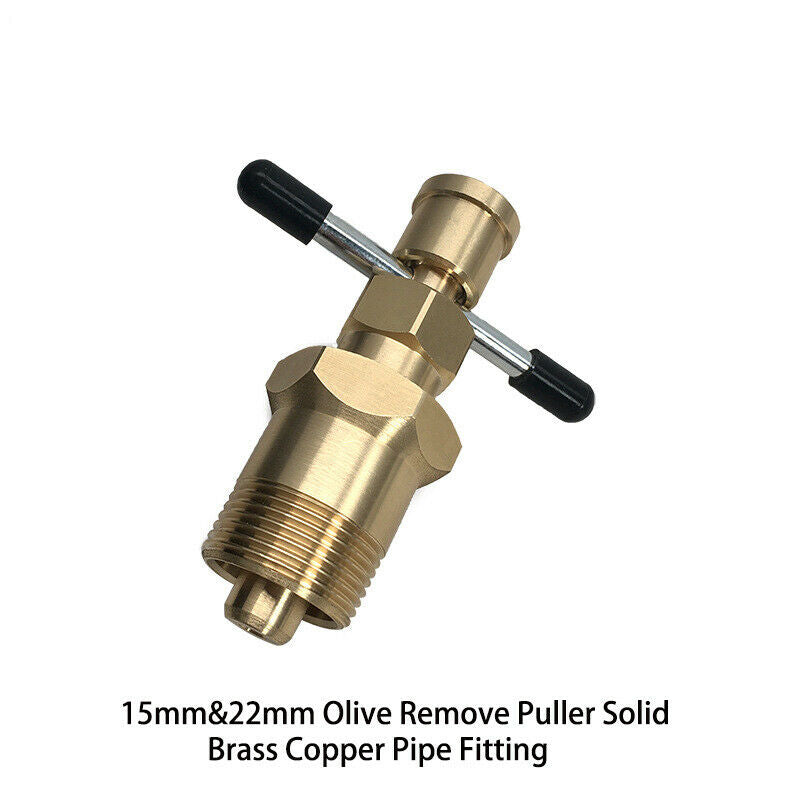 15 Mm 22 Mm Solid Brass Copper Pipe Tool Olive Extractor Olive Removal Puller