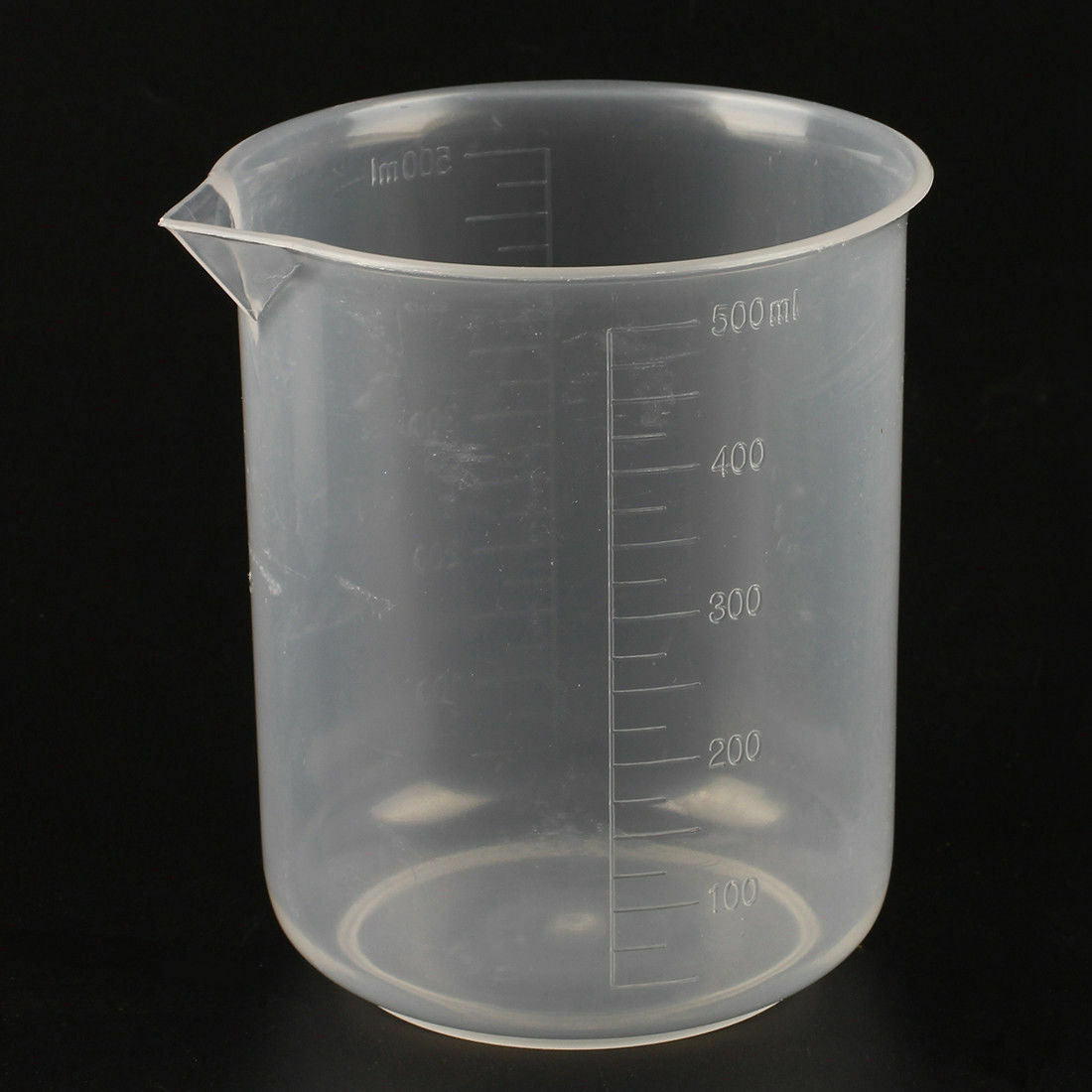 5 pcs Y1F2 B B4T7 Transparent plastic laboratory measuring cup 50 100 150 250 50