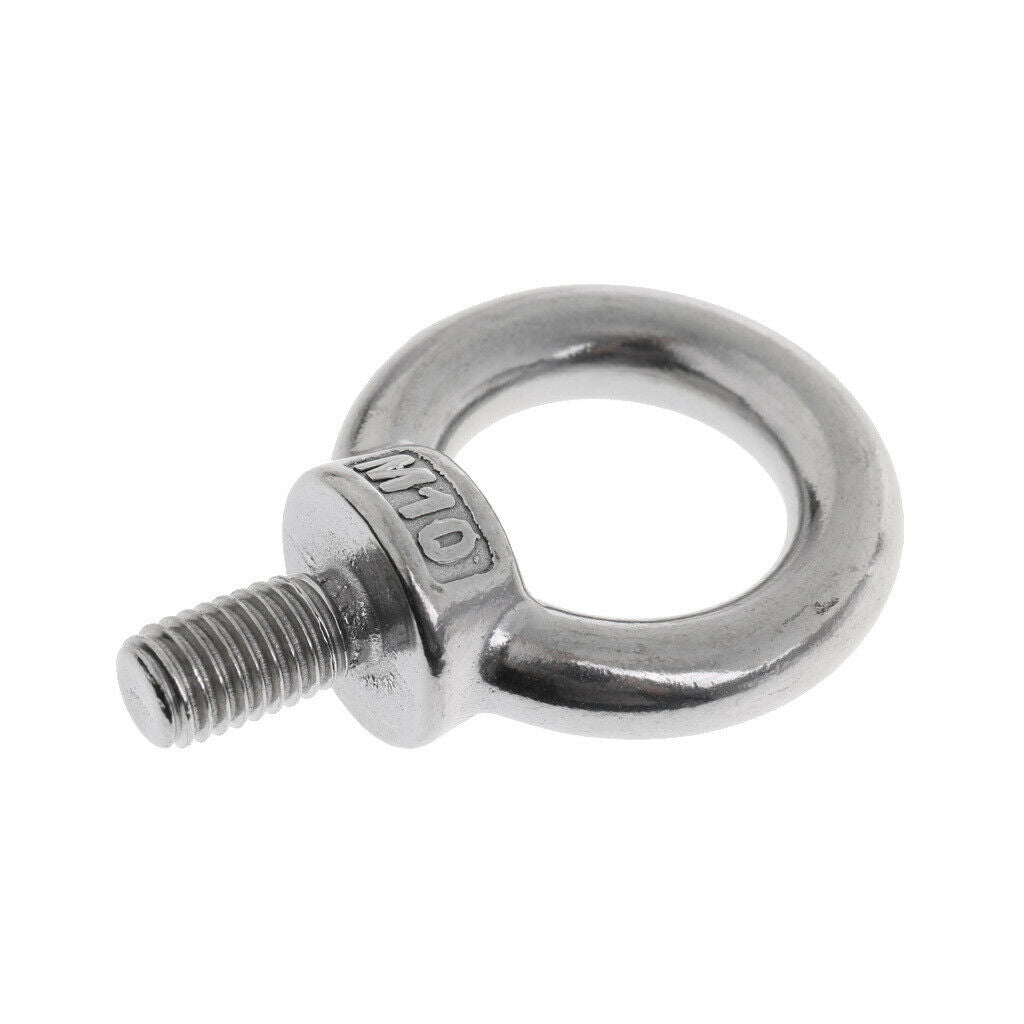 Marine Stainless Steel Eye  Lift Eyebolt M10 M8