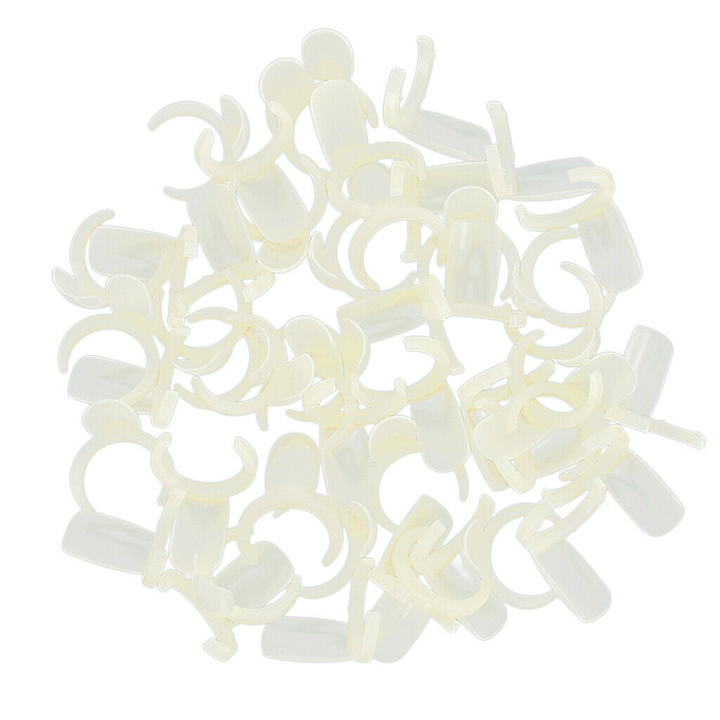 100 Pcs Nail Art Color Pops Graphic Card Ring Polish UV Gel Tip