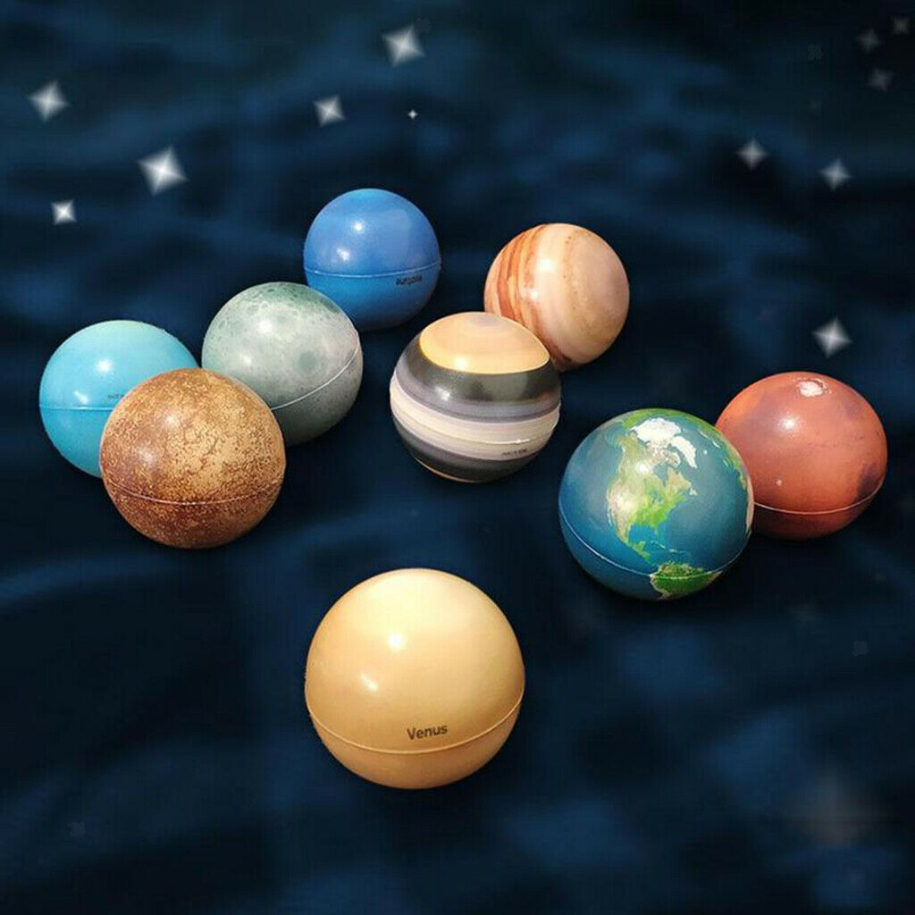 Portable PU Soft Planet Bouncy Ball Relieve Tension 2.48 Inches for Kids