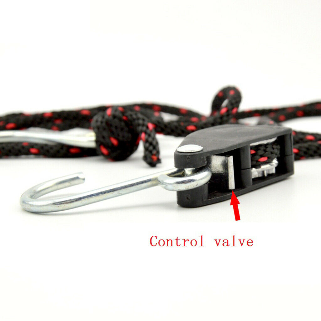Durable Nylon Kayak Ratchet Car Tie Down Straps 8.2ft Roller Carrier Hooks
