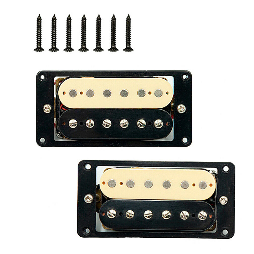 Neck Pickup Ceramic Magnets Golden Plated \ U0026 Cover For Electric Guitar