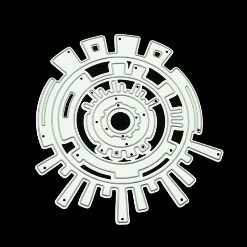 Gears DIY Metal Cutting Dies Stencil Scrapbooking Die Cuts Paper Card Decor