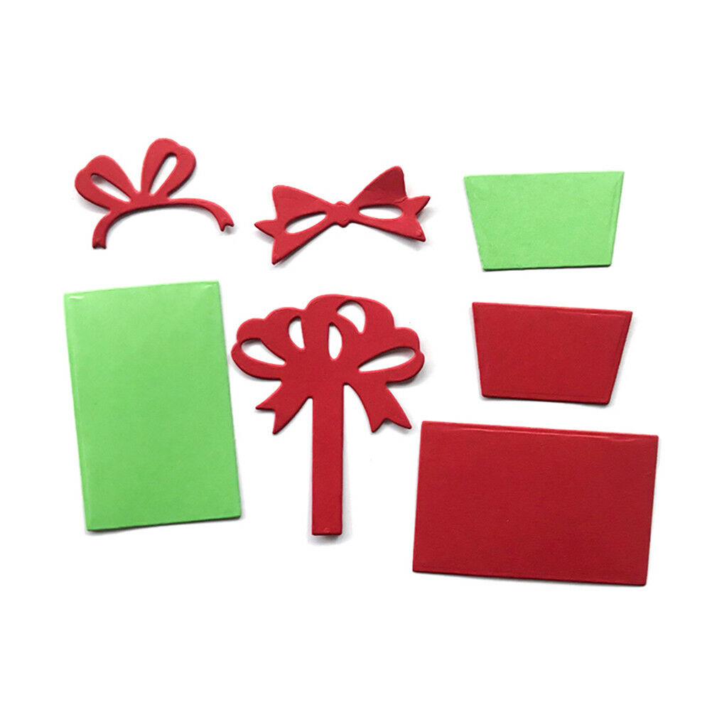 Christmas gift box Metal Cutting Dies For DIY Scrapbooking Card Paper Albu.l8