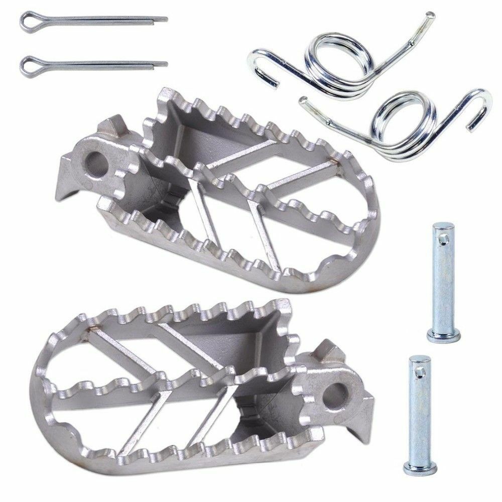 Universal Cast Steel Front Foot Peg Footrest Off Road Motorcycle CQR CRF BBR TTR
