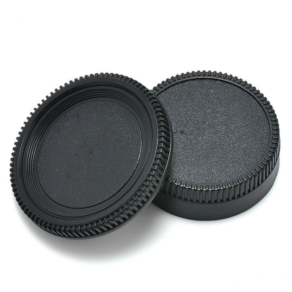 Black Body Front + Rear Lens Cap Cover For Nikon AF AF-S Lens DSLR SLR Camera c