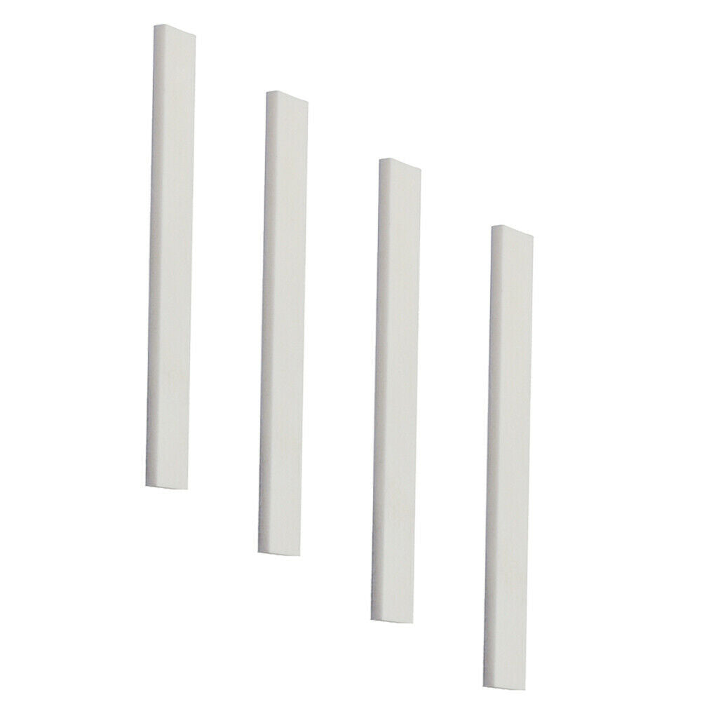 4 x Cattle Bone UNFINISHED Bridge Saddle for Guitar Replacement Ivory 80mm