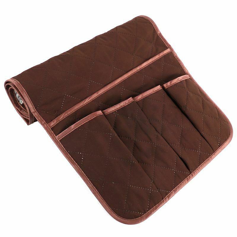 5 Pockets Remote Control Holder, Magazine Rack, Space Saver Organizer, Draped S2
