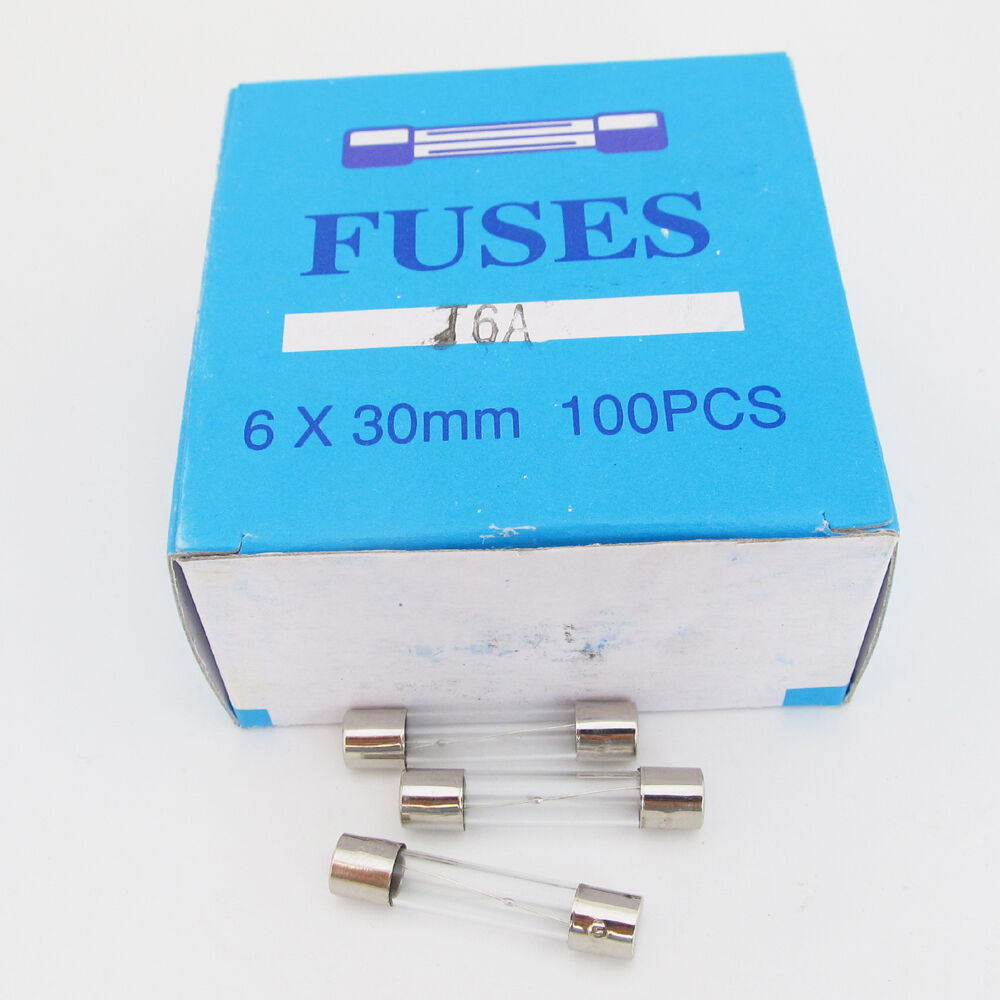 10Pcs 6x30 Slow Blow Time Delay Glass Fuse 6mm x 30mm 250V T6A Slow Blow fuse