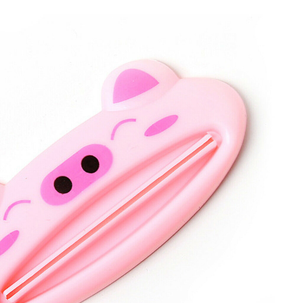5pcs Plastic Toothpaste Tube Squeezer Clips Animal Cosmetic Tube Press Tool