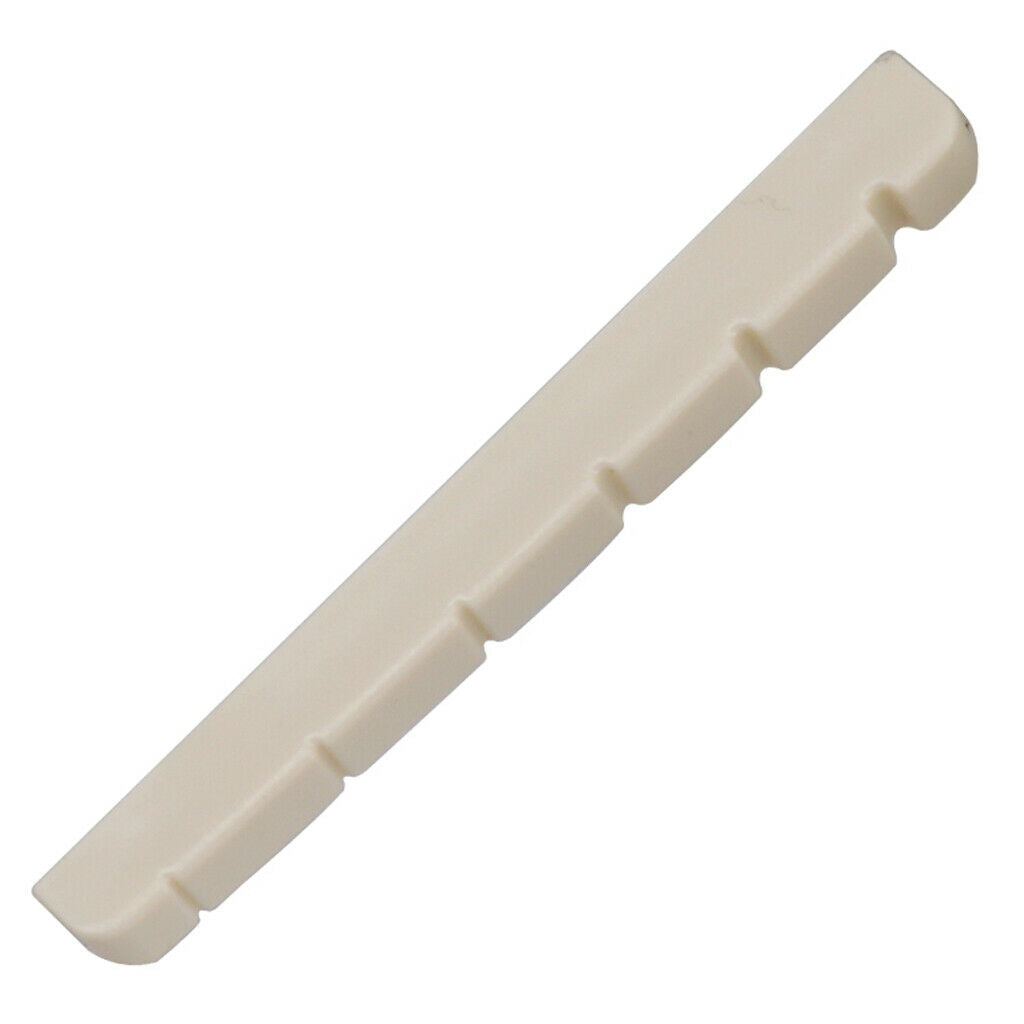New Tech 6 String Bass Guitar Nut Saddle & Nut Guitar Replacement White