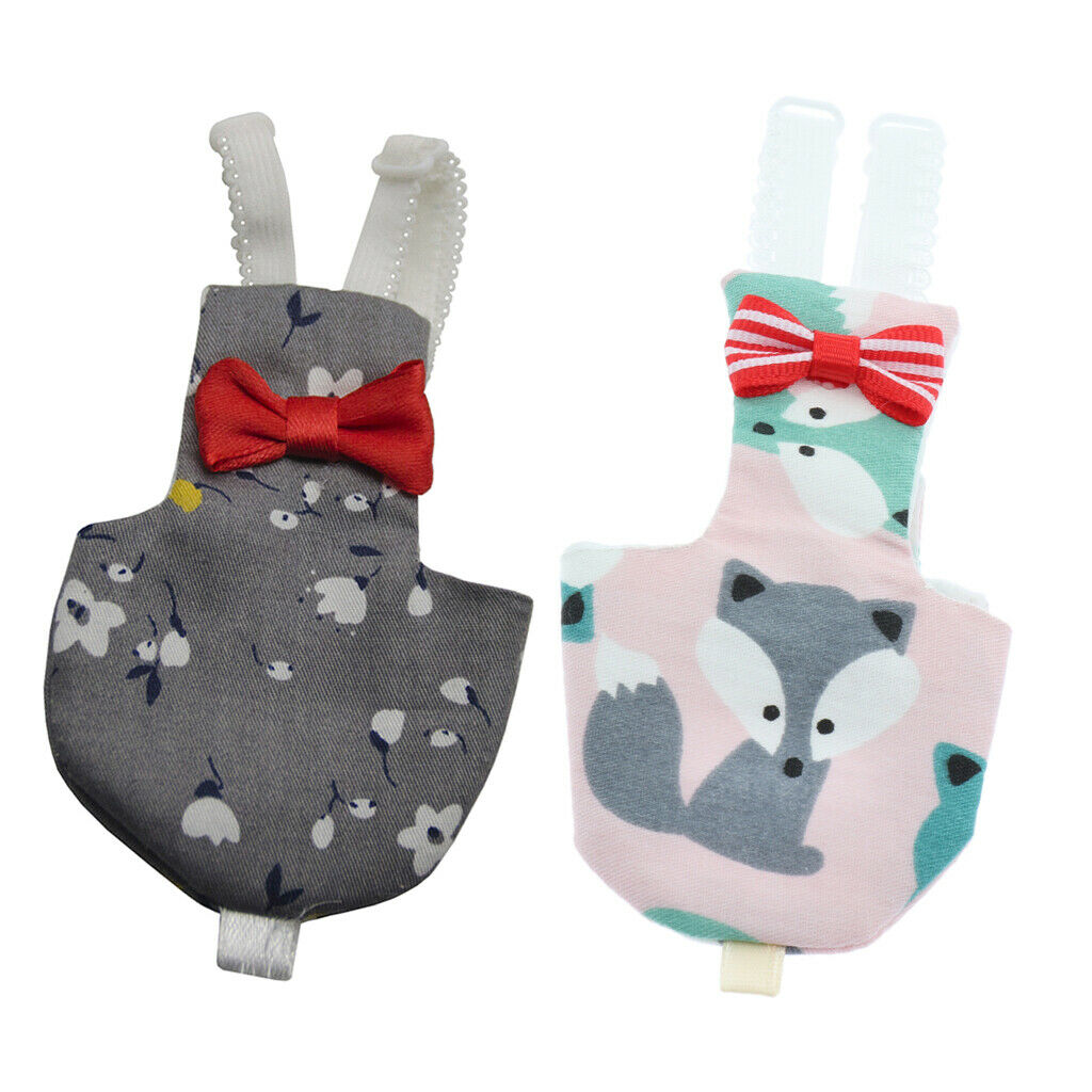 2  Pack Parrot Nappies Pocket Breathable Parrot Cloth Diaper Bird Pee Pad