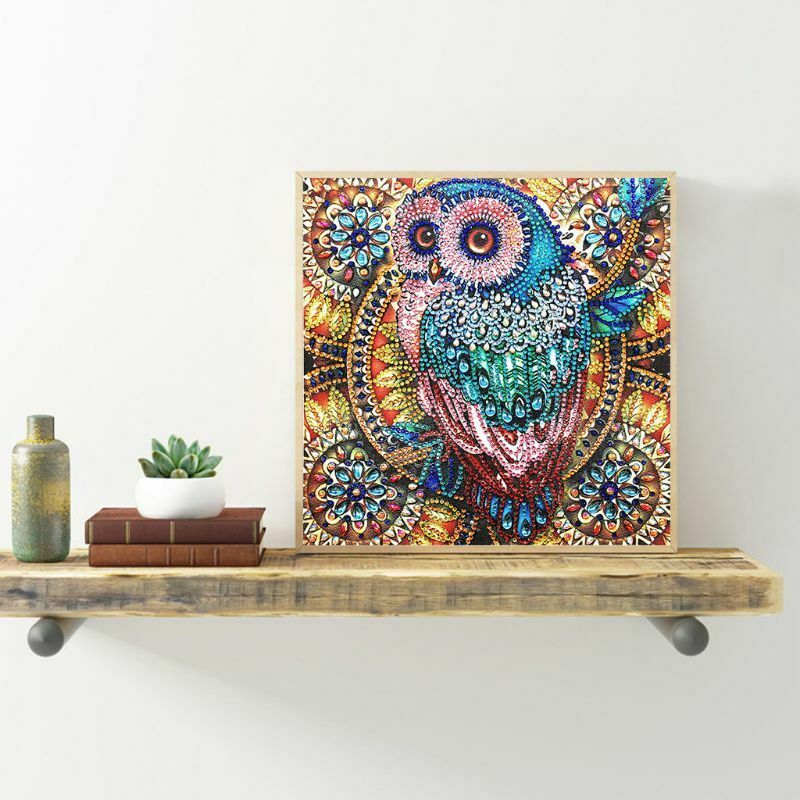 Owl DIY 5D Special Shaped Diamond Painting Embroidery Cross Stitch Kit