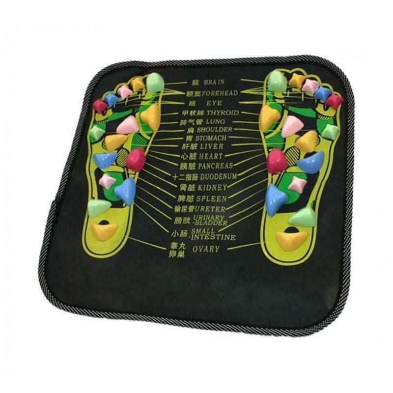 Foldable Foot Massager Mat Foot Leg Spa Cushion Massaging Carpet 34*34cm
