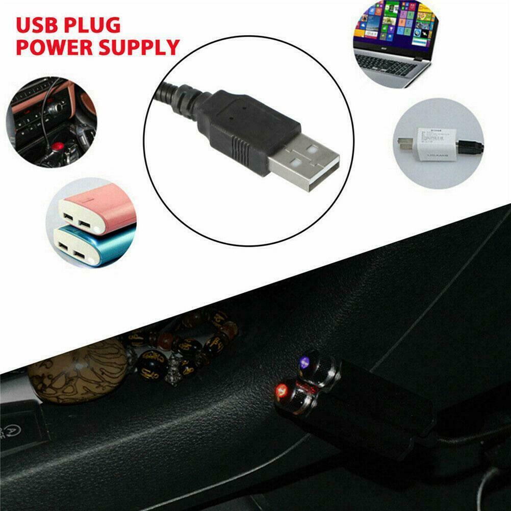 USB Star Night Light For Car Bedroom Roof Romantic Projector Atmosphere Lamp