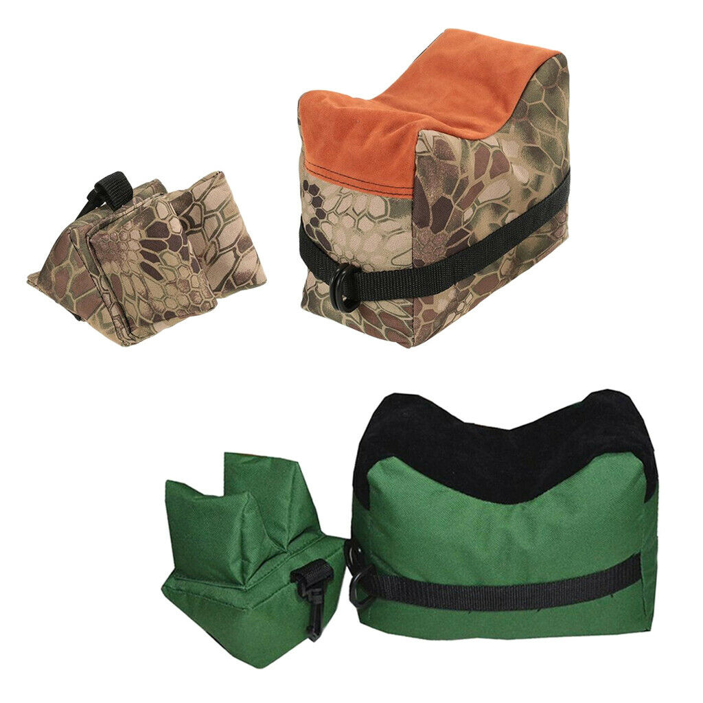 2x Front & Rear Bag Gun Support Shooting Rest Target Sandbag Pouch Supplies