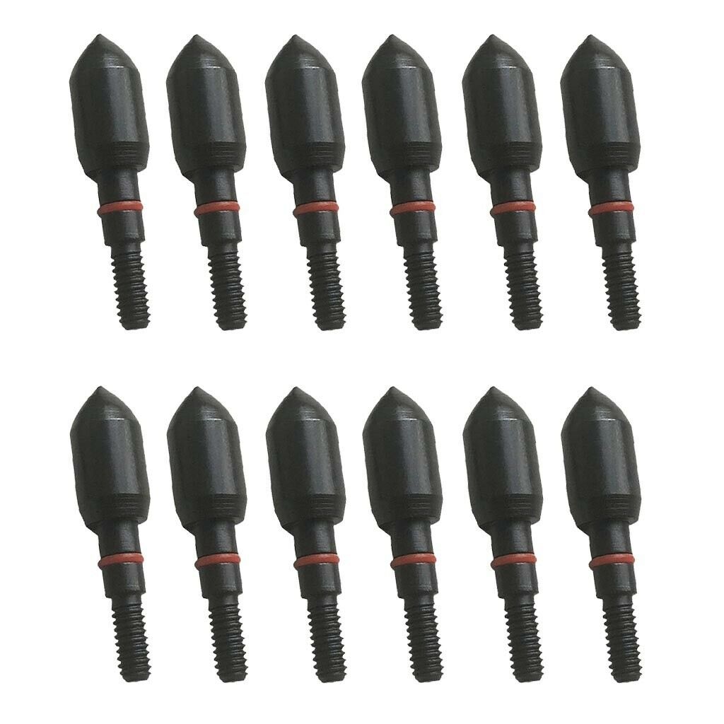 12pcs Replacement Archery Arrow Head for Outdoor Target Shooting 125 Grain