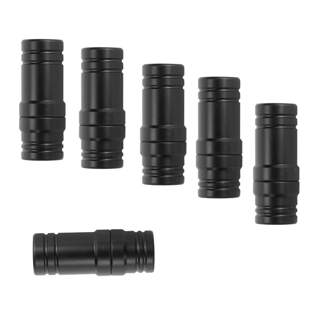 6x Plastic Billiard Stick Joint Protectors Durable Joint   5/16x18 Covers Tool