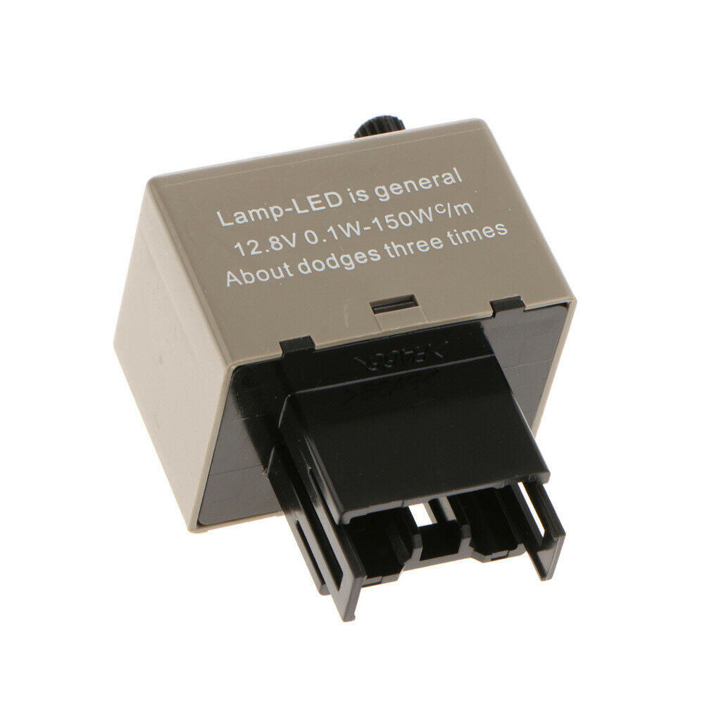 Replacement 8 Pin Adjustable LED Flasher Relay For Turn Signal Blinker Light