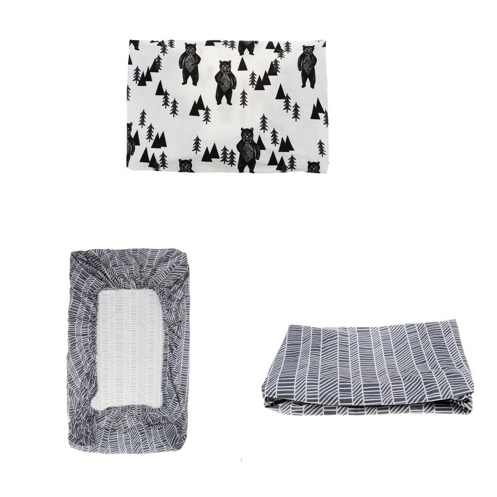 Set of 2 Stretchy Changing Pad Covers-Knit Change Pad Covers for Girls Boys