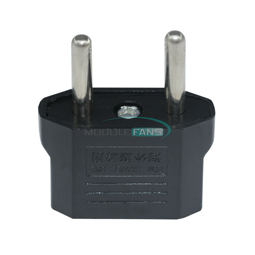5PCS US USA to EU Euro Europe AC Power Plug Converter Travel Adapter Charger