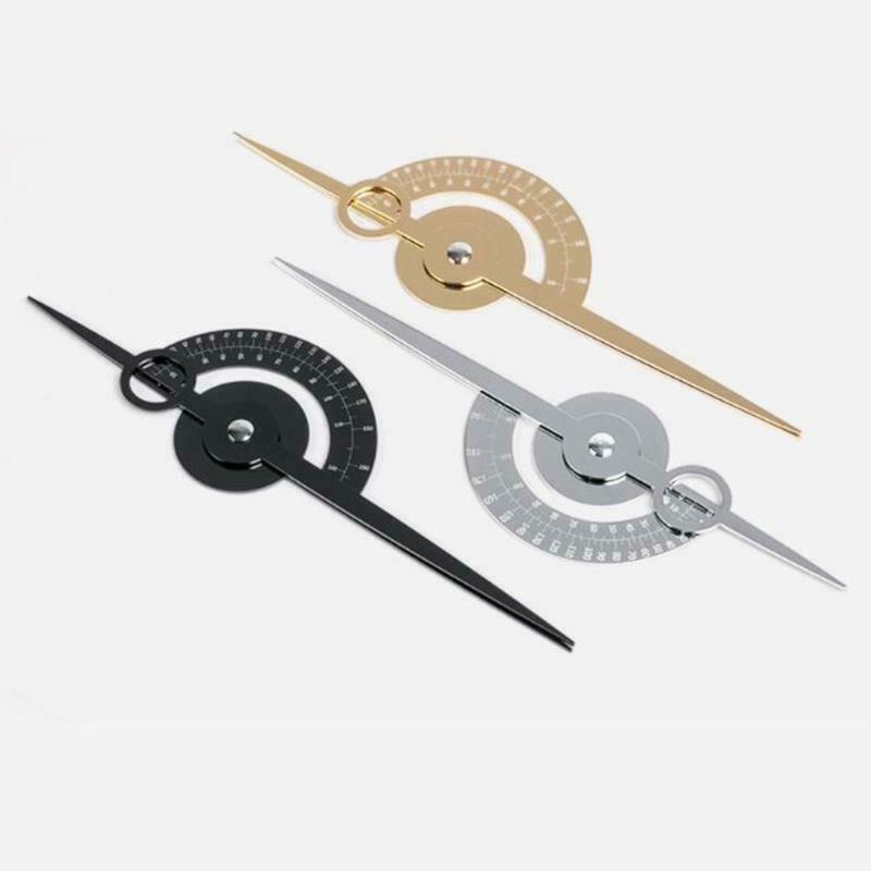 3pcs Multi-purpse Metal Eyebrow Positioning Stencils Rulers Set Randomly Colors