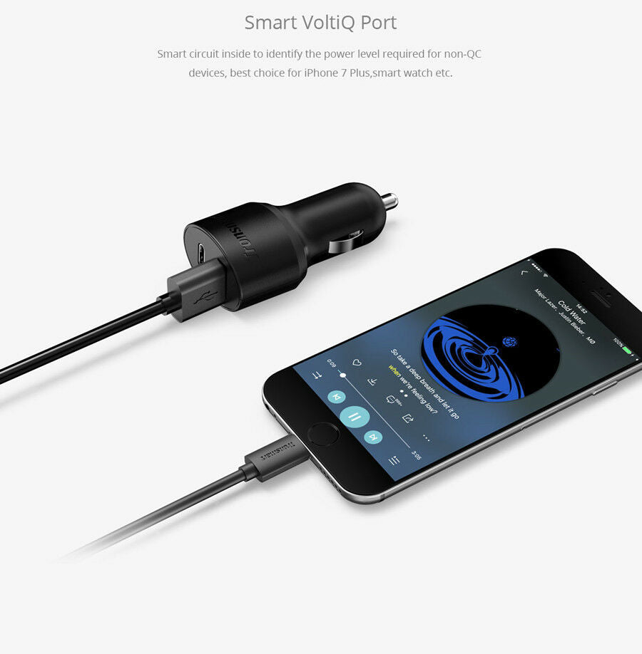 2USB Port Cigarette Head Charger PD/Type-C Charger for iPad Pro Andrews